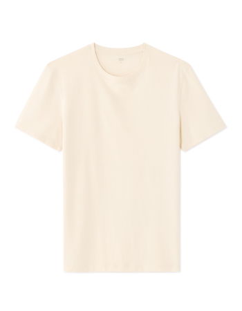 BARBATI - Tricou Crem Regular Barbati