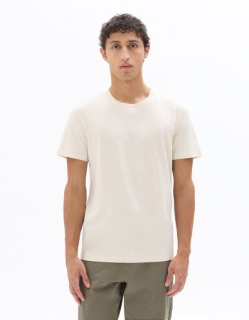 BARBATI - Tricou Crem Regular Barbati