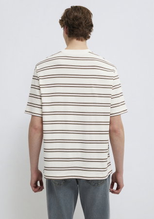 BARBATI - Tricou Ecru Relaxed Barbati