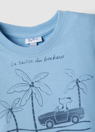 BAIETI - Tricou Glacier Lake Baieti 9-36 Luni