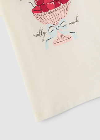 FETE - Tricou Gri/Alb Fete 3-10 Ani