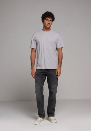 BARBATI - Tricou Gri Deschis Barbati