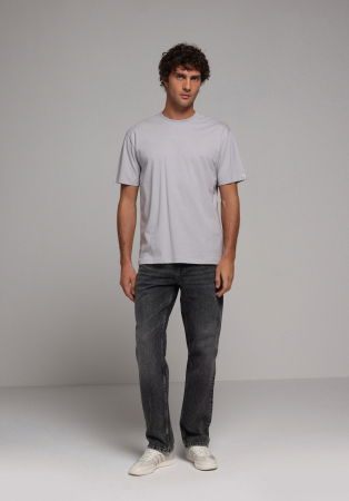 BARBATI - Tricou Gri Deschis Barbati