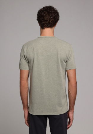 BARBATI - Tricou Gri Deschis Barbati