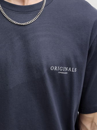 BARBATI - Tricou Navy Regular Barbati