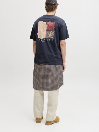 BARBATI - Tricou Navy Regular Barbati