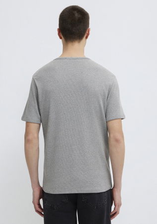 МУЖЧИНЫ - Мужская Футболка Серая Меланж 