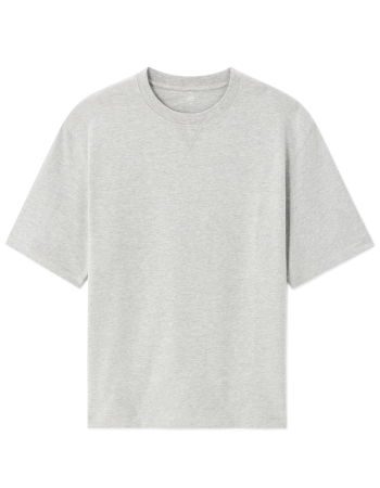 BARBATI - Tricou Gri Oversize Barbati