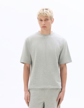 BARBATI - Tricou Gri Oversize Barbati