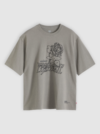 BARBATI - Tricou Gri Relaxed Barbati