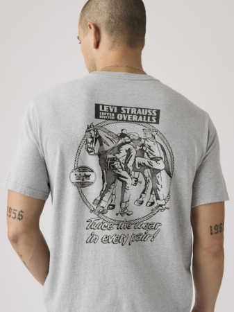 BARBATI - Tricou Gri Relaxed Barbati