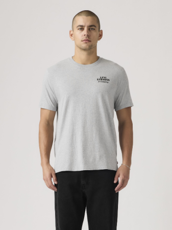 BARBATI - Tricou Gri Relaxed Barbati