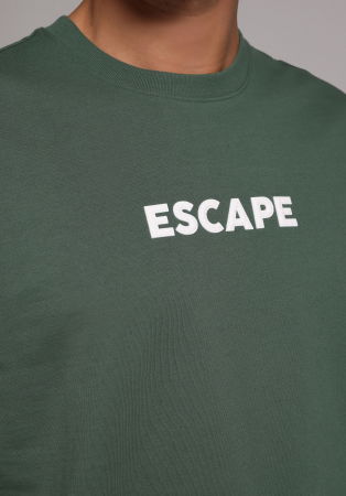 BARBATI - Tricou Haki  Barbati