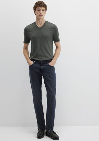 МУЖЧИНЫ - Мужская Футболка Хаки 