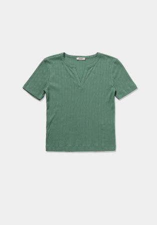 Tricouri si Topuri - Tricou Verde Femei
