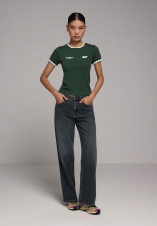 ЖЕНЩИНЫ - Женская Футболка Зелёная 