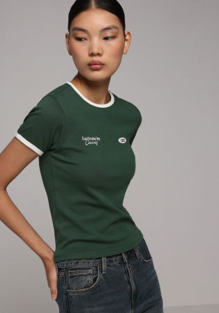 ЖЕНЩИНЫ - Женская Футболка Зелёная 