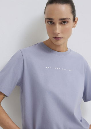 ЖЕНЩИНЫ - Женская Футболка Лиловая 