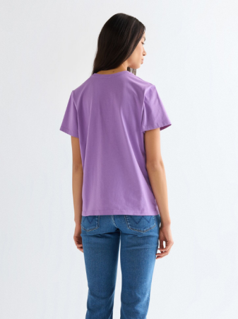ЖЕНЩИНЫ - Женская Футболка Лиловая Regular