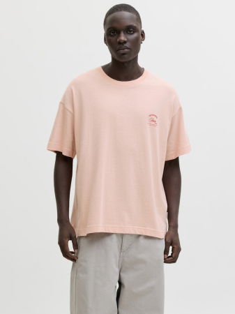 BARBATI - Tricou Roz Deschis Loose Barbati