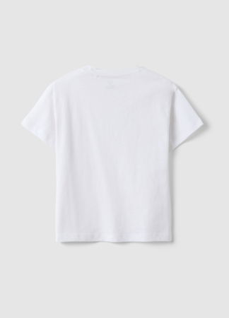 BAIETI - Tricou Lucent White Baieti 3-10 Ani