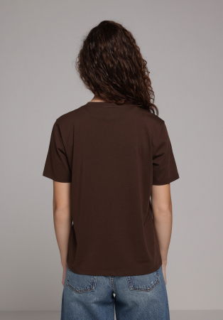 Футболки и Топы - Женская Футболка Коричневая