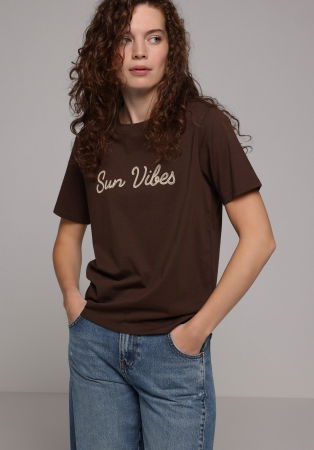 Футболки и Топы - Женская Футболка Коричневая