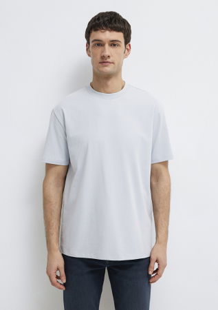 МУЖЧИНЫ - Мужская Футболка Голубая 