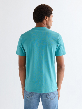 МУЖЧИНЫ - Мужская Футболка Голубая Regular