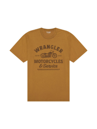 МУЖЧИНЫ - Мужская Футболка Горчичная Regular