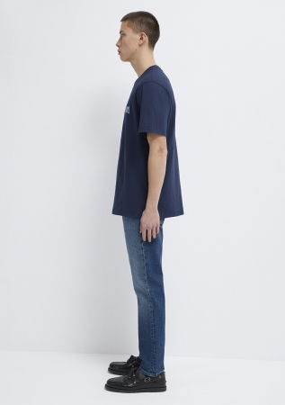 BARBATI - Tricou Navy Regular Barbati