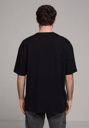 BARBATI - Tricou Negru Barbati