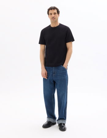 МУЖЧИНЫ - Мужская Футболка Черная 