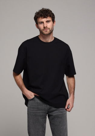 BARBATI - Tricou Negru Barbati