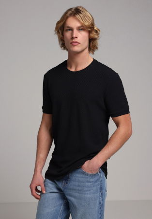 BARBATI - Tricou Negru Barbati