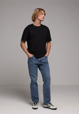 BARBATI - Tricou Negru Comfort Barbati