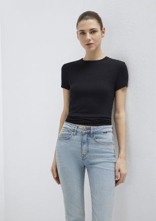 ЖЕНЩИНЫ - Женская Футболка Чёрная 