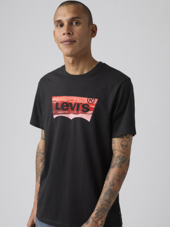 BARBATI - Tricou Negru Regular Barbati