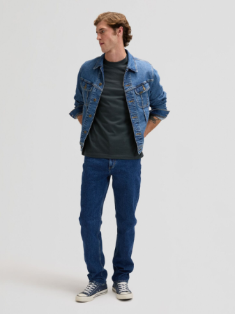 BARBATI - Tricou Gri Inchis Regular Barbati