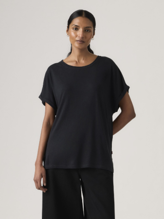 FEMEI - Tricou Negru Regular Femei