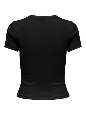 FEMEI - Tricou Negru  Regular Femei