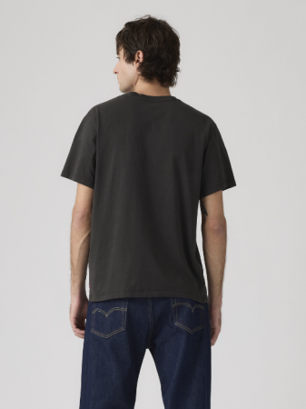 BARBATI - Tricou Negru Relaxed Barbati