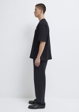 BARBATI - Tricou Negru Relaxed Barbati