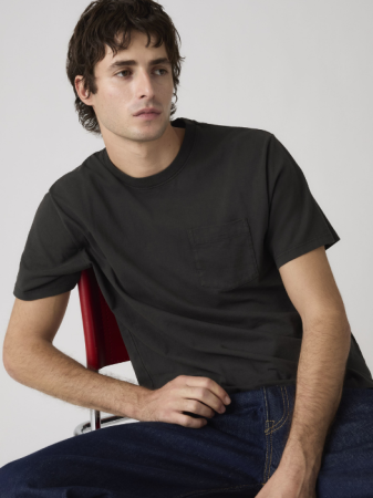 BARBATI - Tricou Negru Relaxed Barbati