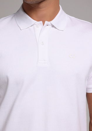 BARBATI - Tricou Polo Alb Barbati