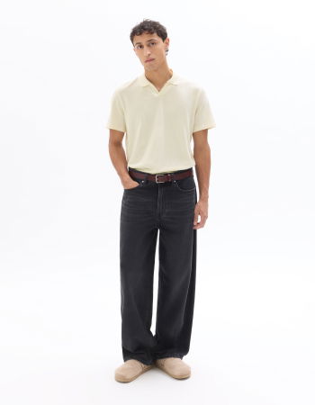 BARBATI - Tricou Polo Alb Regular Barbati