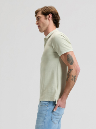 BARBATI - Tricou Polo Bej Regular Barbati