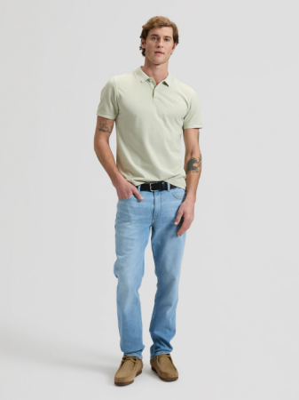 BARBATI - Tricou Polo Bej Regular Barbati