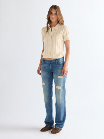 Футболки и Топы - Женская Свитшот Беживая Slim