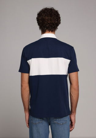 BARBATI - Tricou Polo Navy Barbati